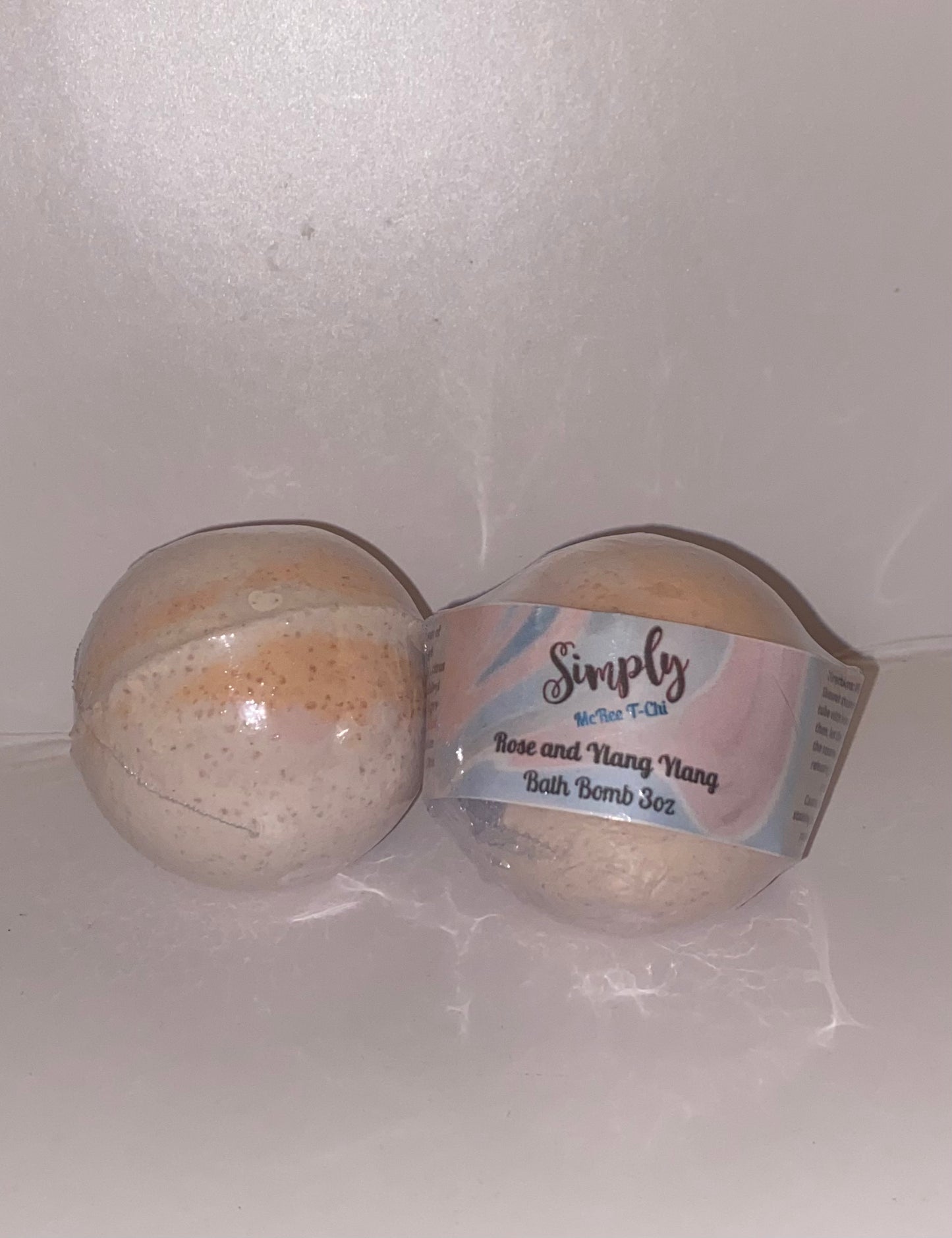 Rose and Ylang Ylang Bath bombs