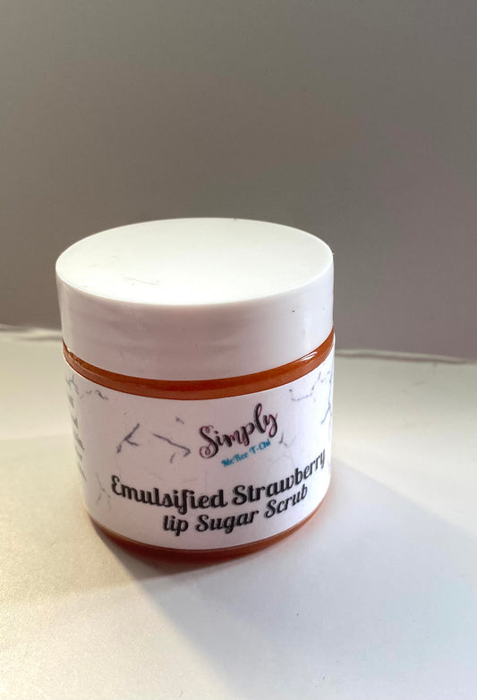 Strawberry Emulsifying Sugar Scrub