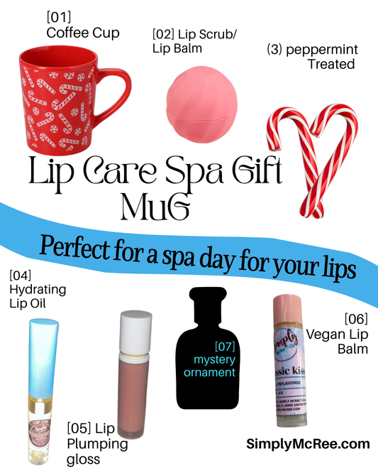 Holiday Lip Care Spa Gift Mug