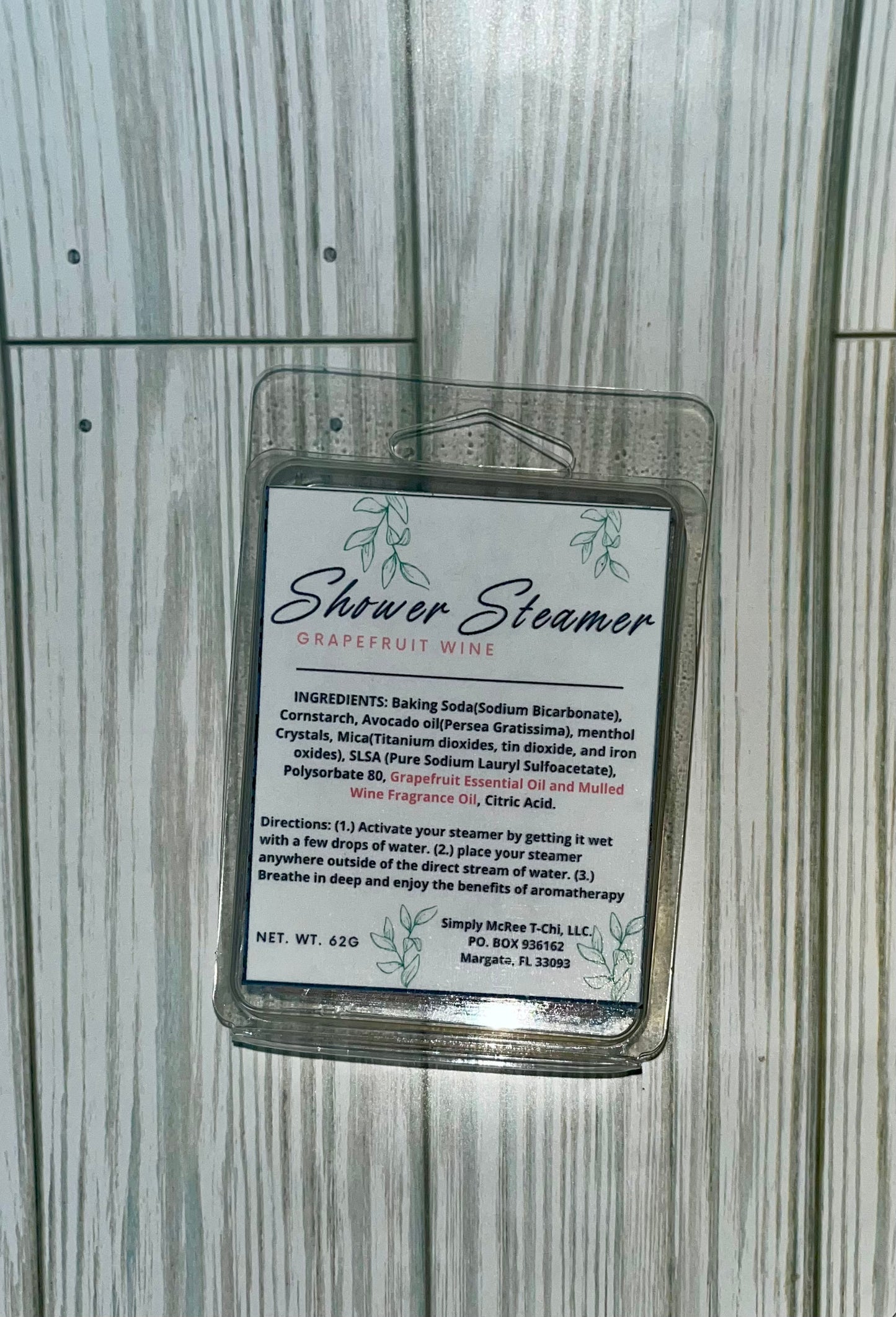 Summer Shower Steamers