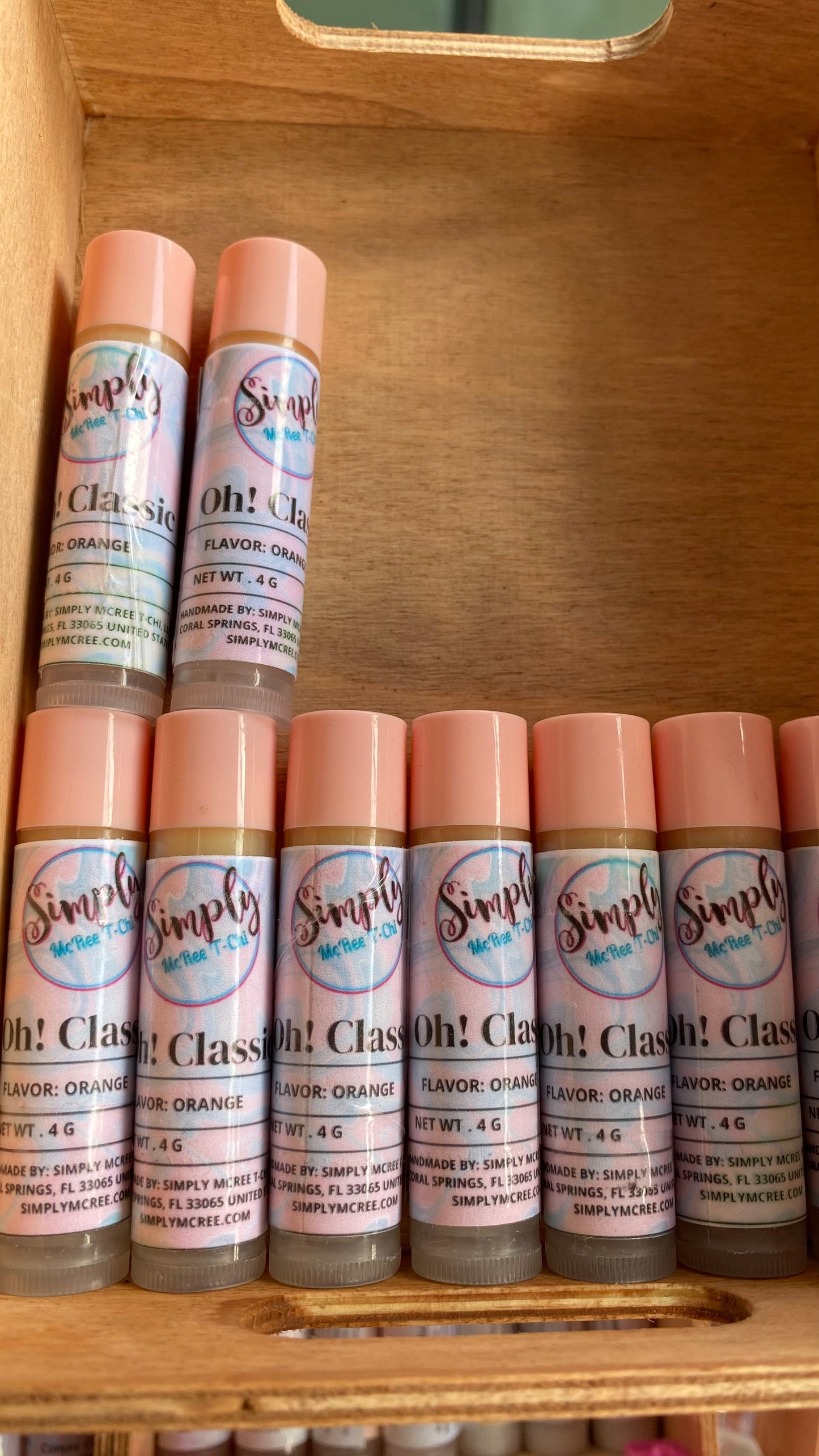 Vegan lip balms