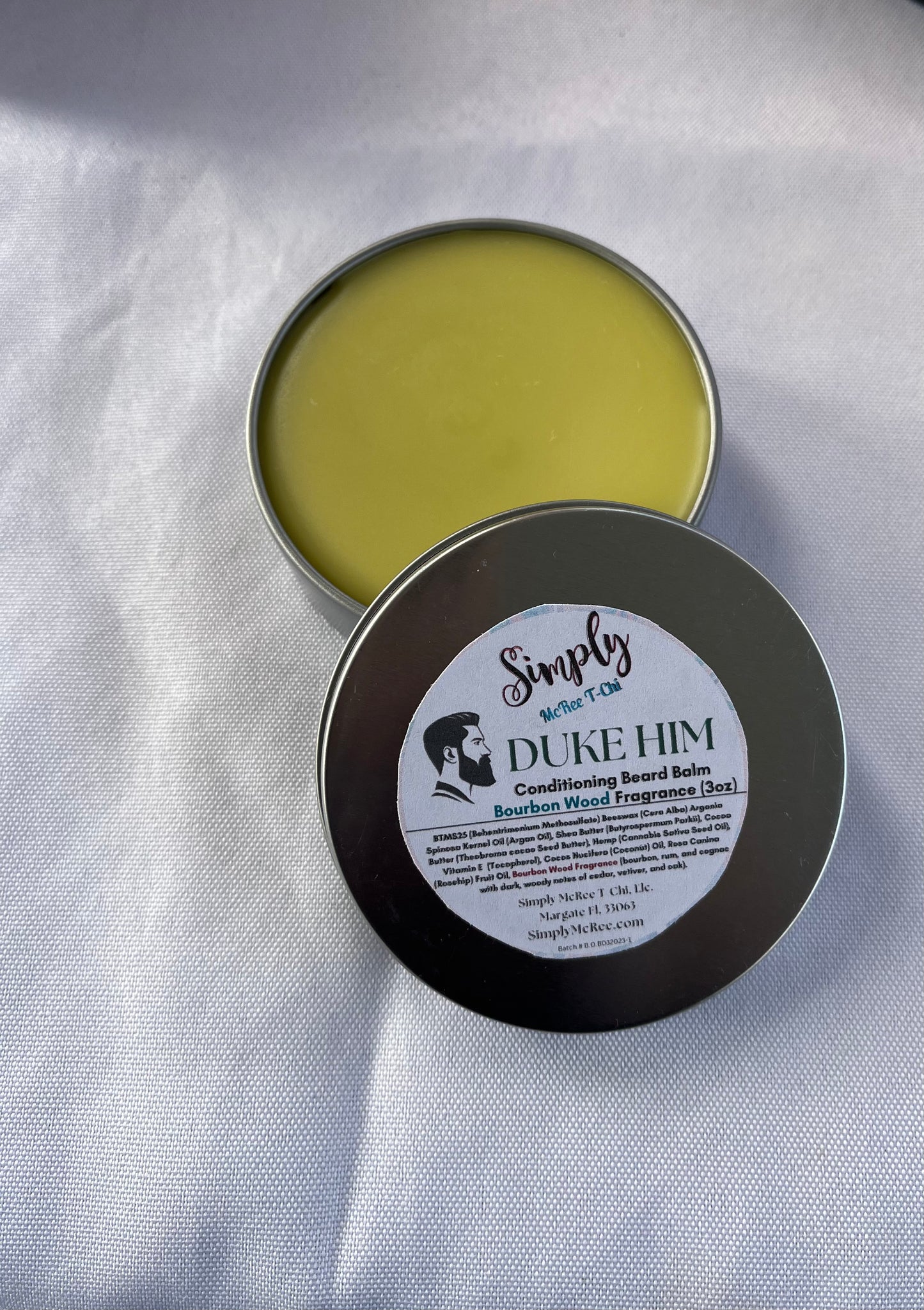 Bourbon Wood Conditioning Beard Balm